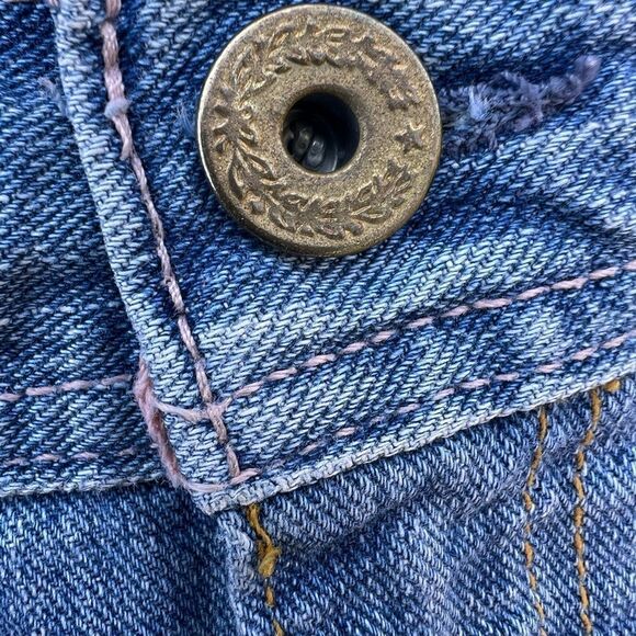 Levi’s Y2K Blue Denim Jean Maxi Skirt Size 9 - Picture 9 of 16